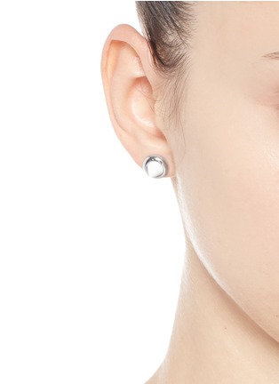 Figure View - Click To Enlarge - EDDIE BORGO - Matte cone stud earrings