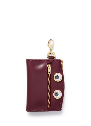 Main View - Click To Enlarge - SOPHIE HULME - Goggly eye leather coin pouch