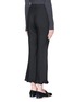 Back View - Click To Enlarge - STELLA MCCARTNEY - 'Myles' ruffle cuff wool-mohair pants