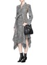 Figure View - Click To Enlarge - STELLA MCCARTNEY - 'Claudine' asymmetric hem tweed coat