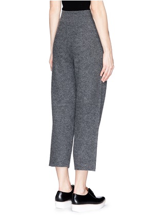 Back View - Click To Enlarge - STELLA MCCARTNEY - Boiled wool knit pants