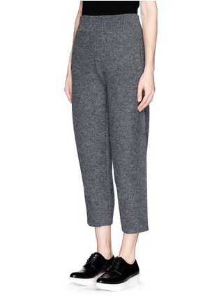 Front View - Click To Enlarge - STELLA MCCARTNEY - Boiled wool knit pants
