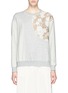 Main View - Click To Enlarge - STELLA MCCARTNEY - Floral brocade patchwork sweatshirt