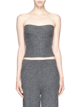 Main View - Click To Enlarge - STELLA MCCARTNEY - Boiled wool bustier top
