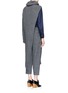 Back View - Click To Enlarge - STELLA MCCARTNEY - Cutout front Fisherman's Rib sweater