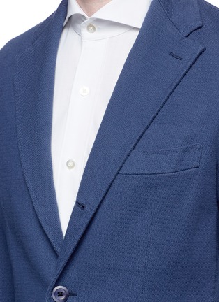 Detail View - Click To Enlarge - RING JACKET - 'Balloon' cotton soft blazer