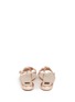 Back View - Click To Enlarge - RODO - Textured rope mirror leather thong sandals