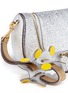  - ANYA HINDMARCH - 'Vere Circulus' mini geometric leather wristlet clutch