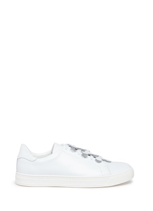 Main View - Click To Enlarge - ANYA HINDMARCH - 'Apex' geometric nappa leather sneakers