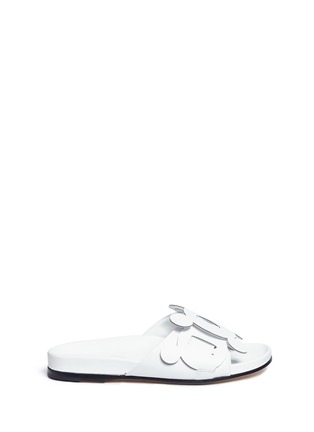 Main View - Click To Enlarge - ANYA HINDMARCH - 'Circulus' geometric circus leather slide sandals