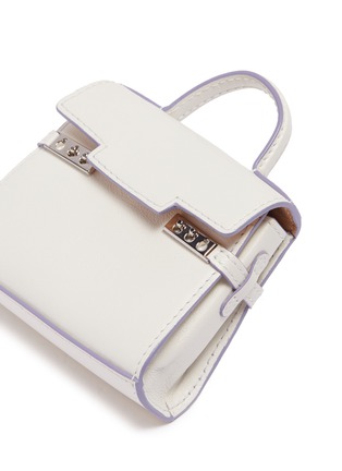 Detail View - Click To Enlarge - DELVAUX - 'Tempête Charms' leather bag keyring