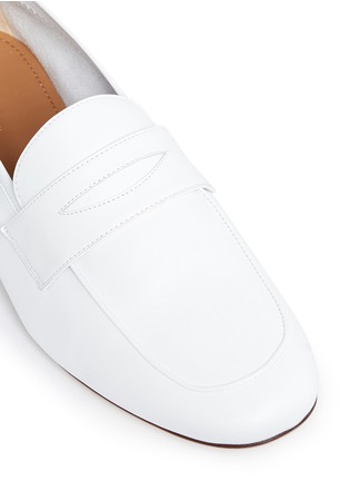 Detail View - Click To Enlarge - MANSUR GAVRIEL - 'CLASSIC' CALFSKIN LEATHER PENNY LOAFERS