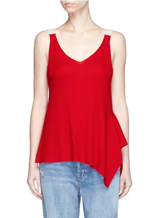 Main View - Click To Enlarge - T BY ALEXANDER WANG - Buckle strap wool knit tank top