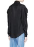 Back View - Click To Enlarge - SAINT LAURENT - Puff shoulder twill shirt