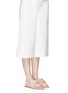 Figure View - Click To Enlarge - STUART WEITZMAN - 'Jabow' tassel leather thong sandals