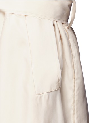 Detail View - Click To Enlarge - MS MIN - Belted soft trench coat