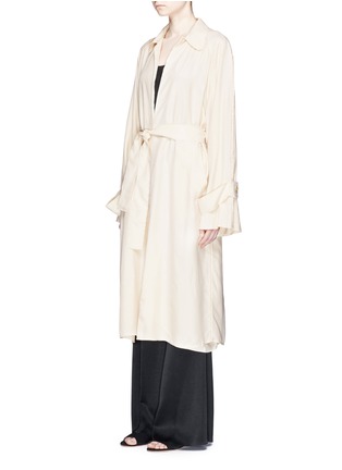 Front View - Click To Enlarge - MS MIN - Belted soft trench coat