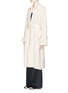 Front View - Click To Enlarge - MS MIN - Belted soft trench coat