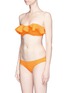 Figure View - Click To Enlarge - LISA MARIE FERNANDEZ - 'Natalie Flounce' ruffle bandeau set