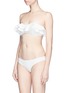 Figure View - Click To Enlarge - LISA MARIE FERNANDEZ - 'Natalie' double ruffle bandeau set