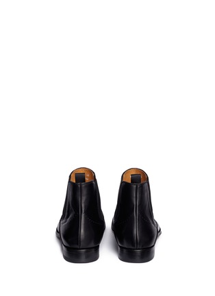 Back View - Click To Enlarge - ROLANDO STURLINI - 'City' quarter brogue leather Chelsea boots