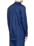 Back View - Click To Enlarge - FFIXXED STUDIOS - Knot collar cotton-tencel unisex shirt