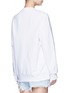 Back View - Click To Enlarge - ALEXANDER WANG - Barcode embroidery oversize sweatshirt