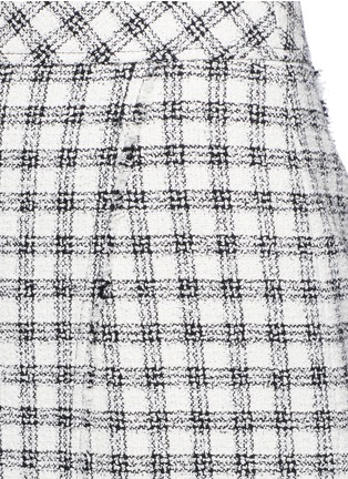 Detail View - Click To Enlarge - ALEXANDER WANG - Tweed peplum pencil skirt