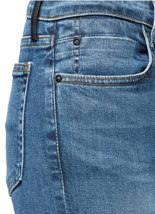 Detail View - Click To Enlarge - ALEXANDER WANG - 'Whip' washed slim fit jeans