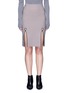 Main View - Click To Enlarge - ALEXANDER WANG - Keyhole split houndstooth knit pencil skirt