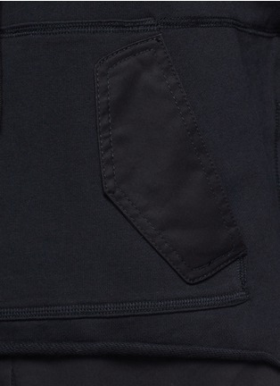 Detail View - Click To Enlarge - 3.1 PHILLIP LIM - Twill hem French terry utility sweatshirt