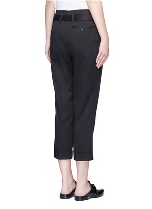 Back View - Click To Enlarge - 3.1 PHILLIP LIM - Belted twill cropped utility pants