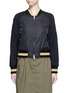 Main View - Click To Enlarge - 3.1 PHILLIP LIM - Flocked animal print panelled bomber jacket