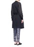 Back View - Click To Enlarge - 3.1 PHILLIP LIM - Twill nylon combo bomber trench coat