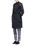Figure View - Click To Enlarge - 3.1 PHILLIP LIM - Twill nylon combo bomber trench coat