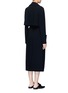 Back View - Click To Enlarge - TIBI - Soft crepe belted trench coat