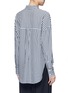 Back View - Click To Enlarge - TIBI - Gingham check print button utility blouse