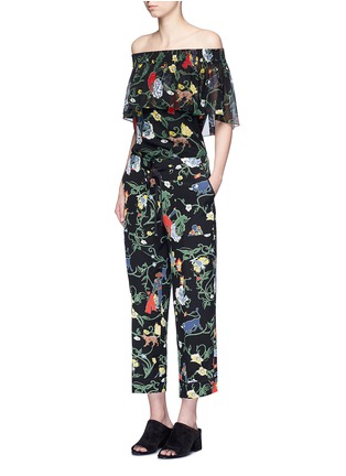 Figure View - Click To Enlarge - TIBI - 'Seville' floral print pyjama pants