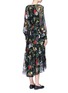 Back View - Click To Enlarge - TIBI - 'Josephina' floral print silk chiffon dress