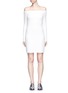 Main View - Click To Enlarge - TIBI - Textured off-shoulder dress