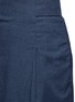 Detail View - Click To Enlarge - TIBI - Inverted pleat cotton twill culottes