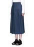 Front View - Click To Enlarge - TIBI - Inverted pleat cotton twill culottes
