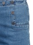 Detail View - Click To Enlarge - TIBI - Cropped wide leg denim sailor pants