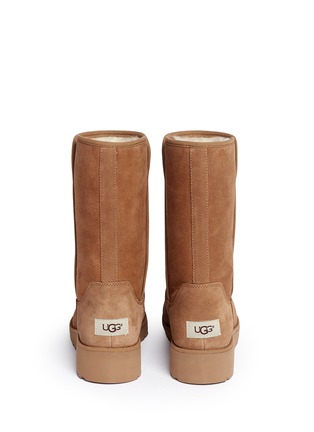 Back View - Click To Enlarge - UGG - 'Amie' twinface sheepskin wedge boots