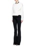 Figure View - Click To Enlarge - VICTORIA, VICTORIA BECKHAM - Skinny flare jeans