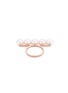 Figure View - Click To Enlarge - TASAKI - 'Balance Signature' Akoya pearl 18k rose gold ring