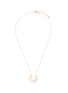 Main View - Click To Enlarge - TASAKI - 'Danger Tribe' freshwater pearl hoop pendant necklace