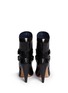 Back View - Click To Enlarge - ISABEL MARANT - 'Redford' harness leather combo ankle boots