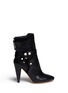 Main View - Click To Enlarge - ISABEL MARANT - 'Redford' harness leather combo ankle boots