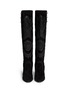 Figure View - Click To Enlarge - ISABEL MARANT - 'Raven' leather embroidery suede knee high boots